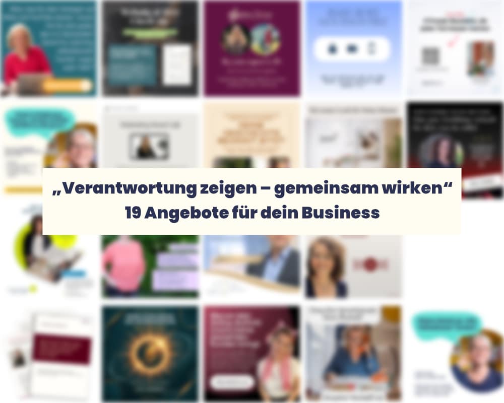 Web-Aktion "Verantwortung zeigen - gemeinsam wirken." 19 0-Euro-Angebote fürs Business