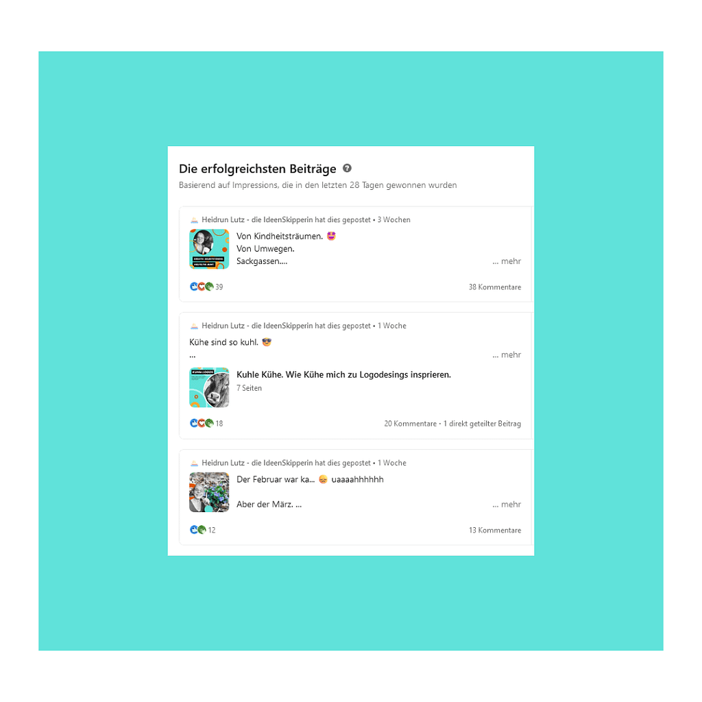 LinkedIn beste Beiträge März