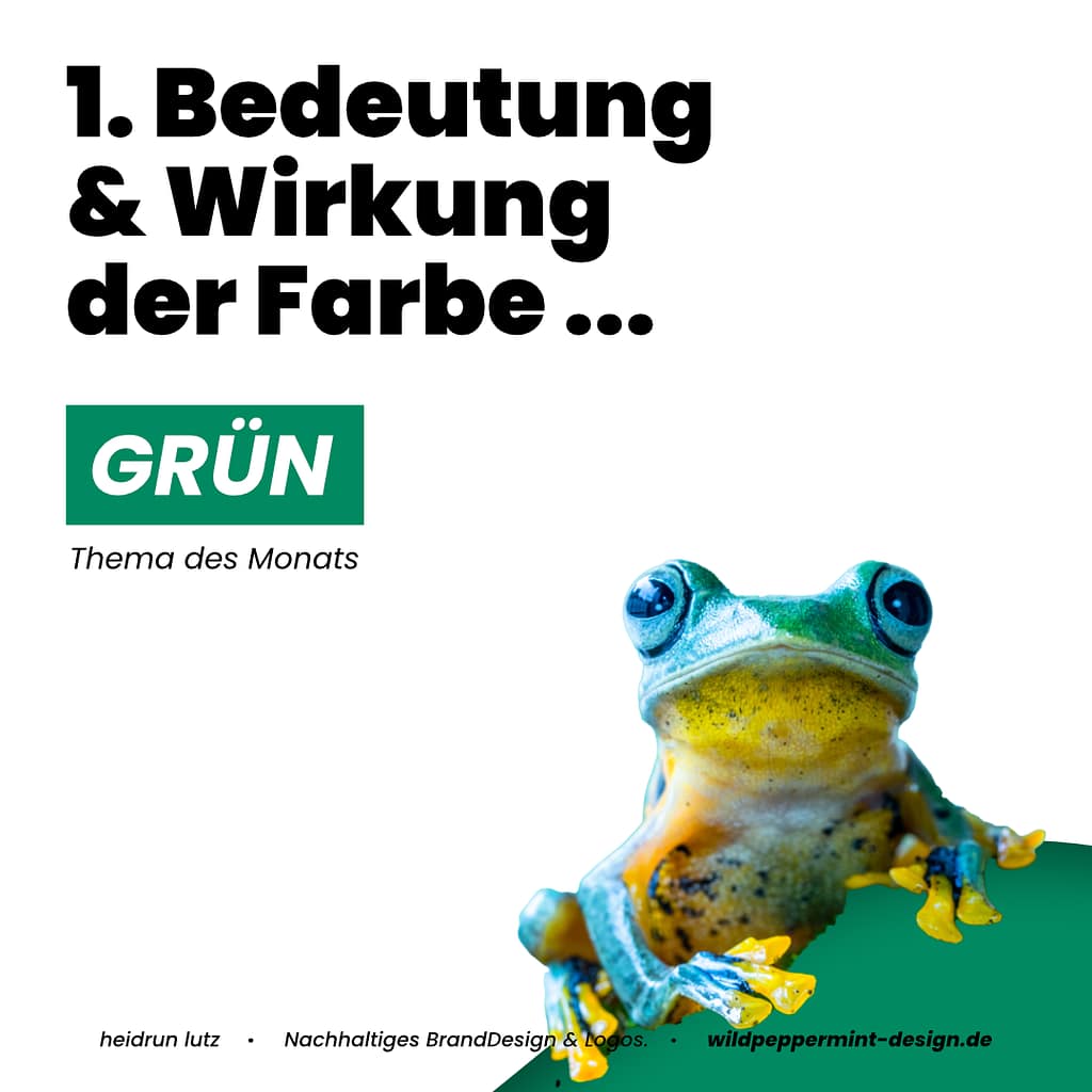 Bedeutung und Wirkung Grün