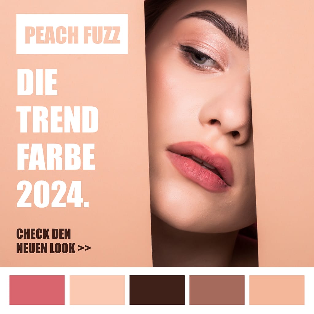 Cover für Pinterest Peach Fuzz Trendfarbe 2024