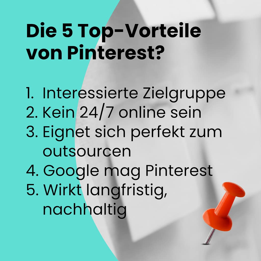 Top 5 Vorteile von Pinterest