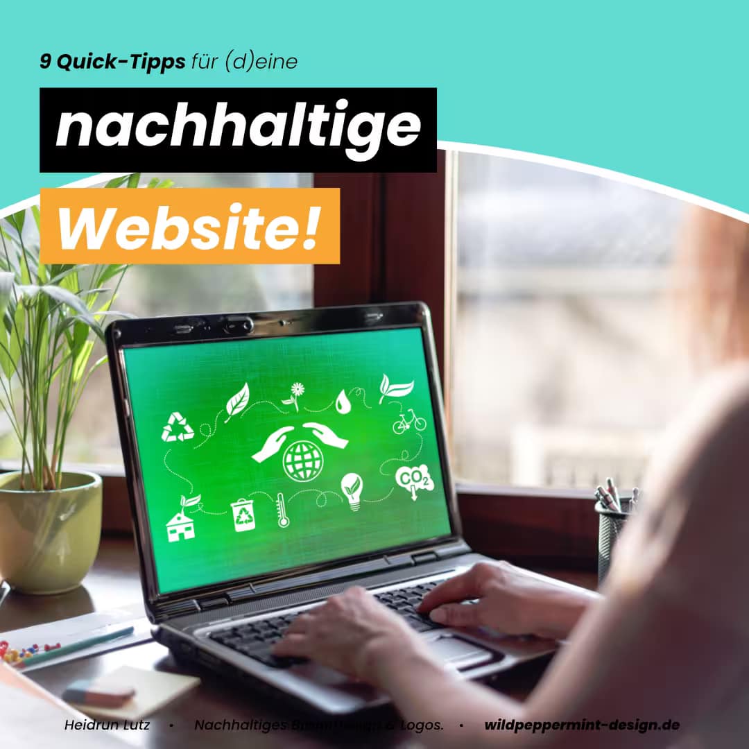 9 Quick-Tipps für eine nachhaltige Website