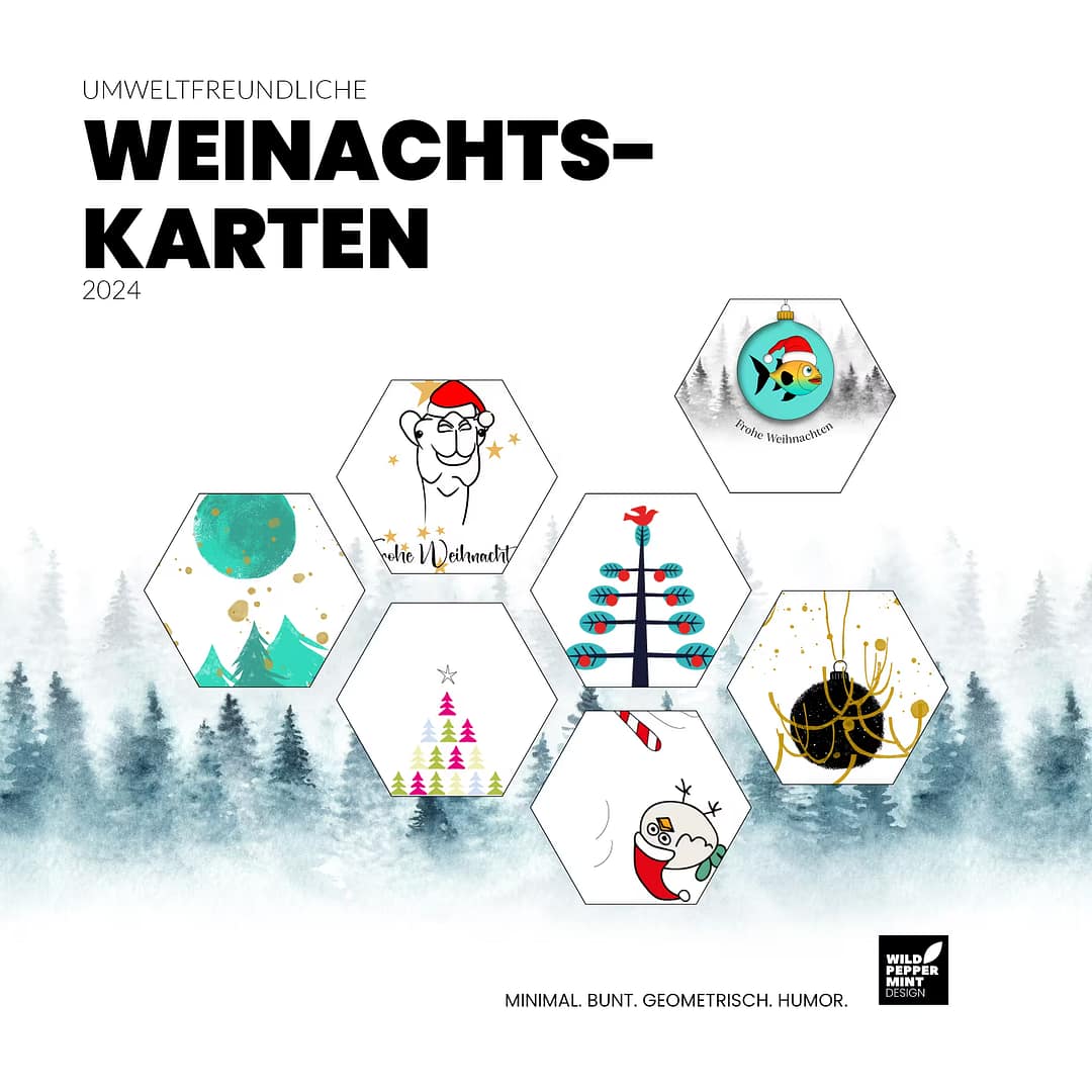 Nachhaltige Weihnachtskarten Online Katalog