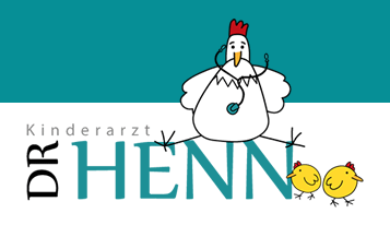 Logo Kinderarztpraxis, Logo Design, Logo mit Huhn