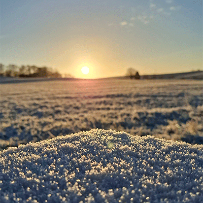 Gelassen dem Sonnenaufgang entgegenschauen