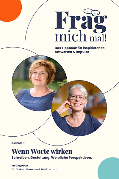 Cover der E-Book-Interview-Reihe „Frag mich mal!“ Ausgabe 3 - Wenn Worte wirken.