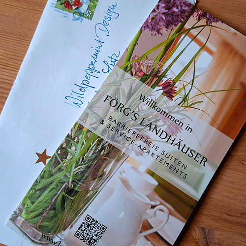 Falzflyer Ferienwohnungen und -Suiten