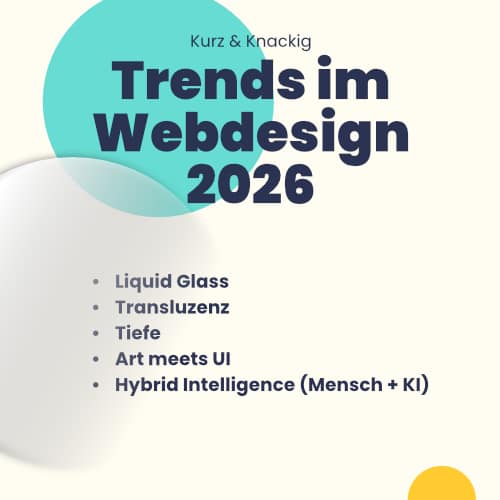 wichtigste Trends im Webdesign 2026