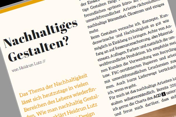Nachhaltiges Gestalten, nachhaltiges Design 2025