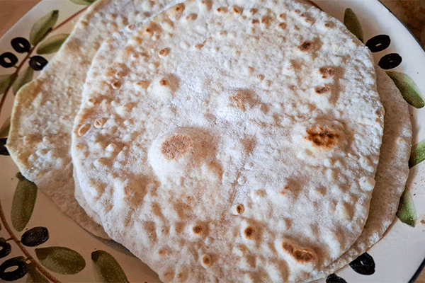 Wraps, noch ohne Füllung