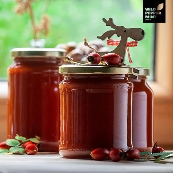 Foto Hagebuttenmus selbstgemacht, nachhaltiger leben, selber machen