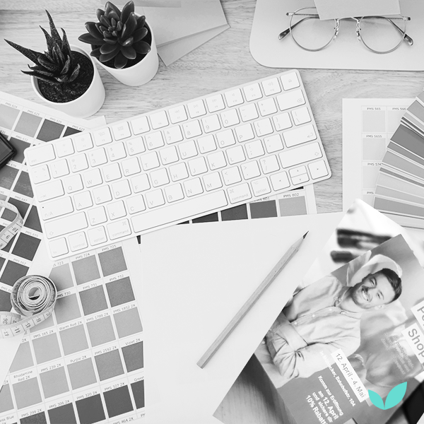 Nachhaltiges Grafikdesign für deine Flyer, Plakate, Broschüren, alles was gedruckt werden muss