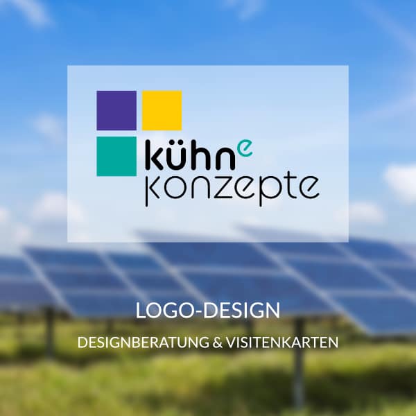 Logodesign für Beratung nachhaltige Konzepte, solar, batterie, speichersysteme