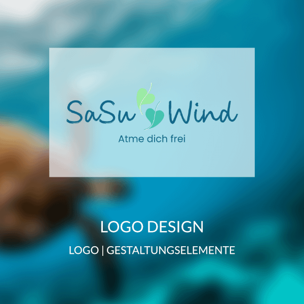 Logo Design SaSu Wind - Atemgesundheit