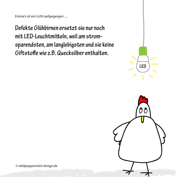 Illustration lustige Hühner, Crazy Chicken, lustige Hühner im Comic Stil, Story Crazy Chicken