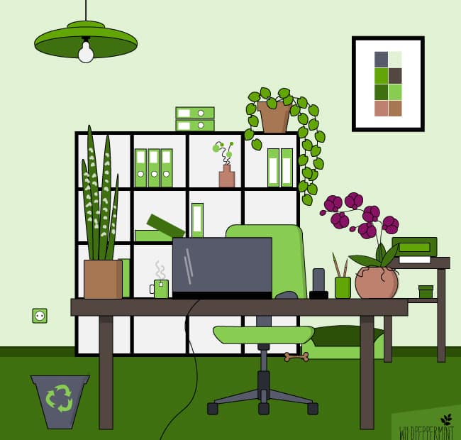 Green Design, nachhaltiges Grafikdesign aus dem grünen Büro
