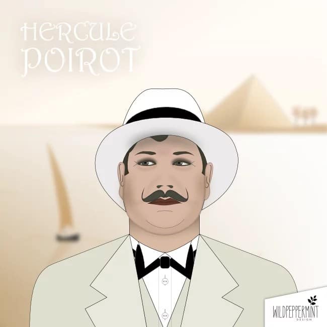 Avatar Hercule Poirot, Illustrationen, digitale Porträts