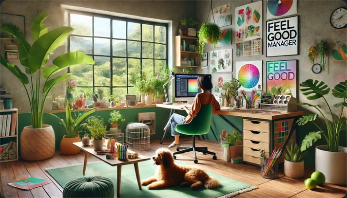 Mein HomeOffice wie es ChatGPT sieht