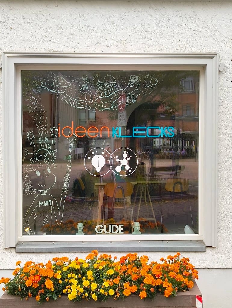 Kreativität mit Ideenklecks