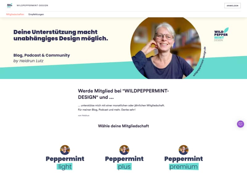 Startseite Steady Wildpeppermint-Design