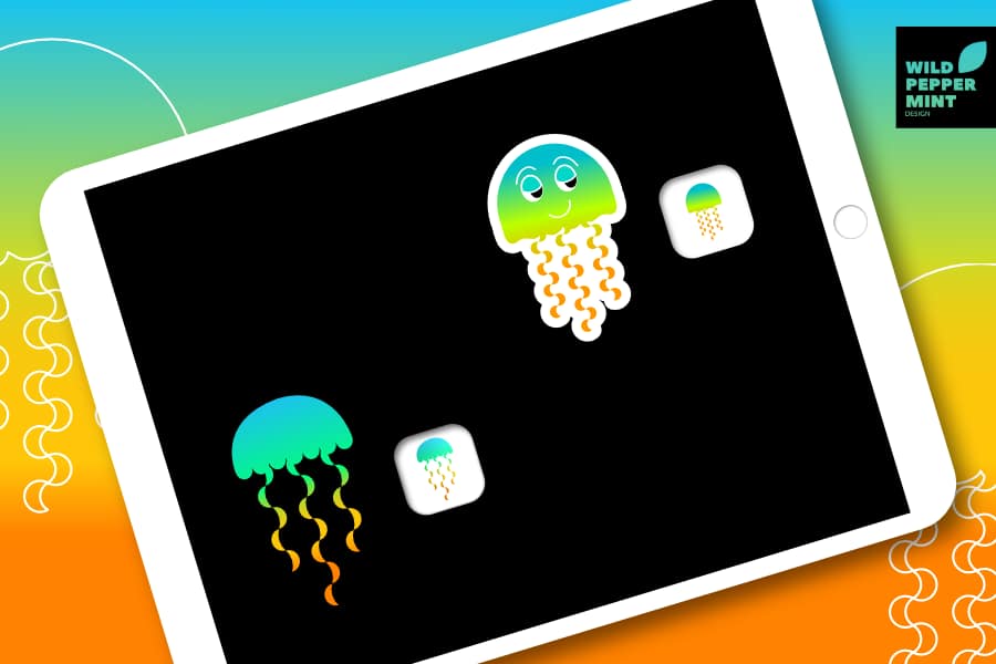 freie, günstige Logos, Logo mit Qualle, Logos fürs kleine Budget, Logos für Gründer, Logo Design, Firmenlogos für Gründerinnen