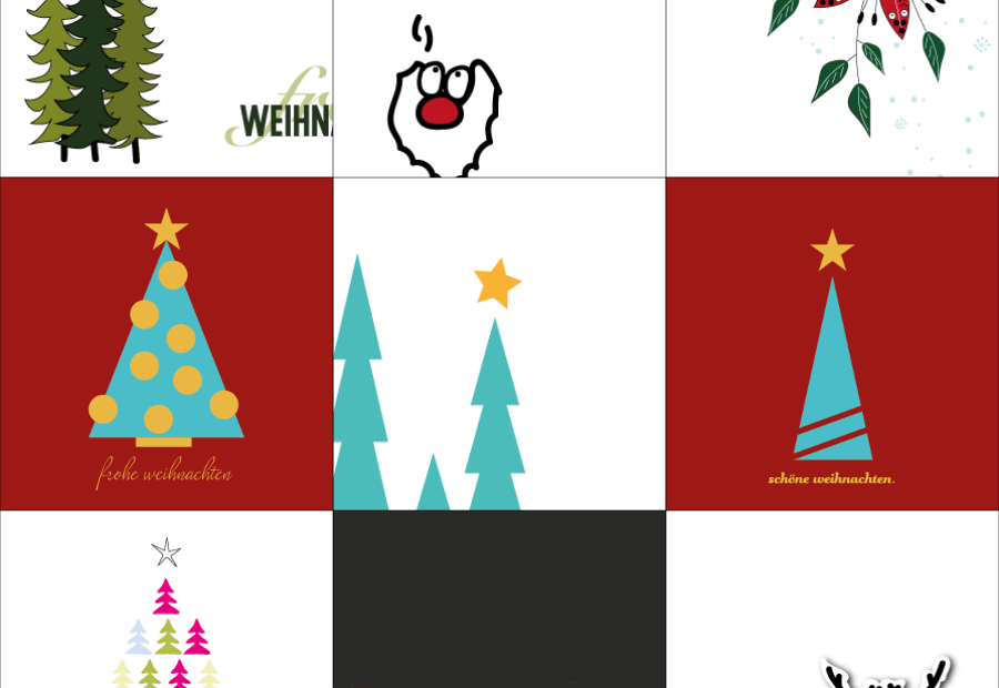 Bestseller umweltfreundliche, nachhaltige Weihnachtskarten