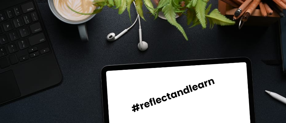 Reflektieren und lernen, mit einem wöchentlichen Rückblick